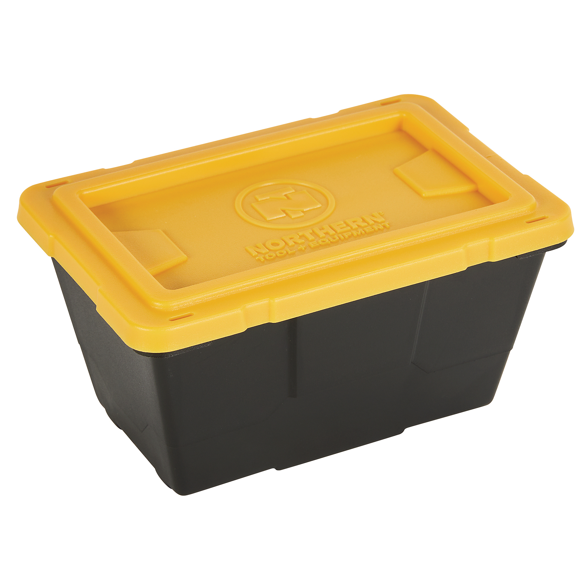 Northern Tool + Equipment Mini Storage Tote with Lid, 4.75in. x 3.25in. x 2.38in., Polypropylene, Small Parts Organizer